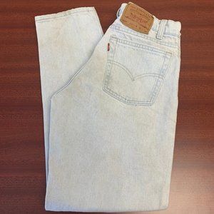 Vintage 550 Levi's Made in USA Tapered Leg